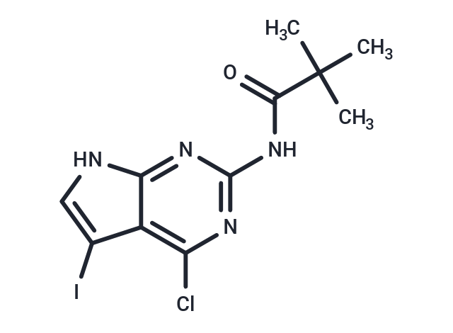 N-(4-Chloro-5-iodo-7H-pyrrolo[2,3-d]pyrimidin-2-yl)-2,2-dimethyl  propanamide