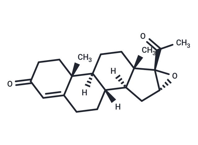 16a,17a-Epoxy-4-Pregnen-3,20-Dione