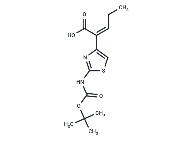 (Z)-2-(2-((tert-Butoxycarbonyl)amino)thiazol-4-yl)pent-2-enoic acid