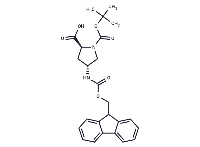 (2S,4R)-4-((((9H-Fluoren-9-yl)methoxy)carbonyl)amino)-1-(tert-butoxycarbonyl)pyrrolidine-2-carboxylic acid