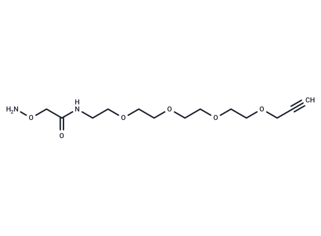 Aminooxy-amido-PEG4-propargyl