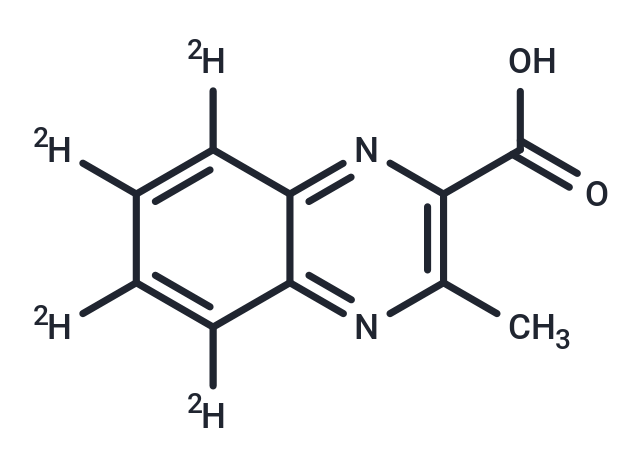 3-Methyl-2-quinoxalinecarboxylic Acid-d4