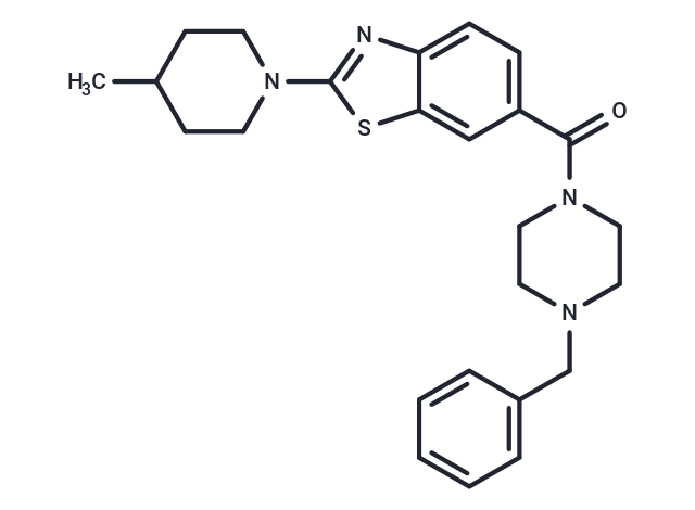 Benzyl-piperazine-CO-benzothiazole-4-methylpiperidine