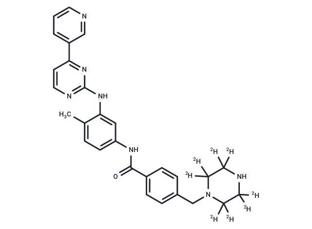 N-Desmethyl imatinib-d8