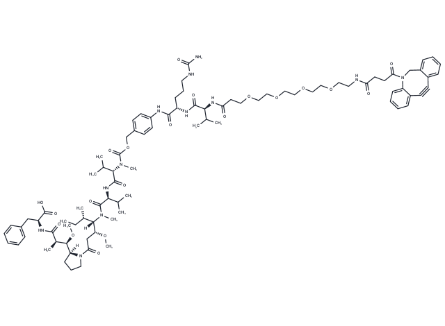 DBCO-PEG4-Val-Cit-PAB-MMAF