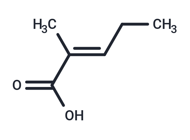 (E)-2-Methyl-2-pentenoic acid