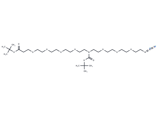 N-(Azido-PEG3)-N-Boc-PEG4-Boc