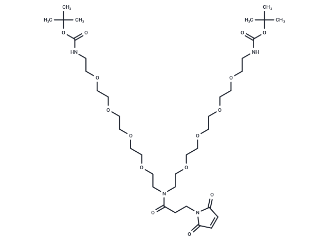 N-Mal-N-bis(PEG4-NH-Boc)