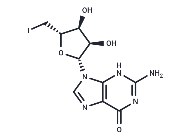 5’-Deoxy-5’-iodoguanosine