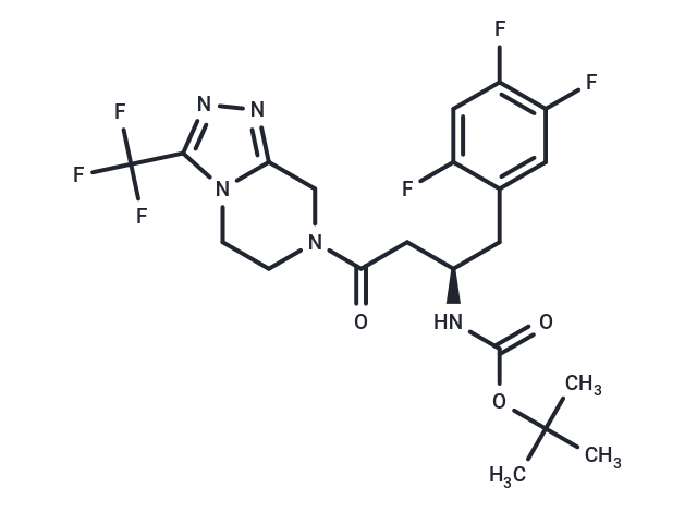 (R)-tert-Butyl (4-oxo-4-(3-(trifluoromethyl)-5,6-dihydro-[1,2,4]triazolo[4,3-a]pyrazin-7(8H)-yl)-1-(2,4,5-trifluorophenyl)butan-2-yl)carbamate