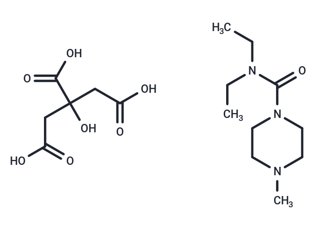 Diethylcarbamazine citrate