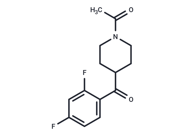 1-(4-(2,4-Difluorobenzoyl)piperidin-1-yl)ethanone