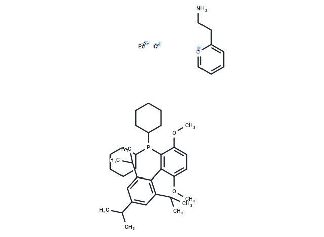 Dicyclohexyl(2',4',6'-triisopropyl-3,6-dimethoxy-[1,1'-biphenyl]-2-yl)phosphine-(2-(2-aminoethyl)phenyl)palladium(II) chloride