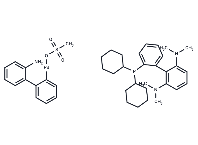 Methanesulfonato(2-dicyclohexylphosphino-2',6'-bis(dimethylamino)-1,1'-biphenyl)(2'-amino-1,1'-biphenyl-2-yl)palladium(II)