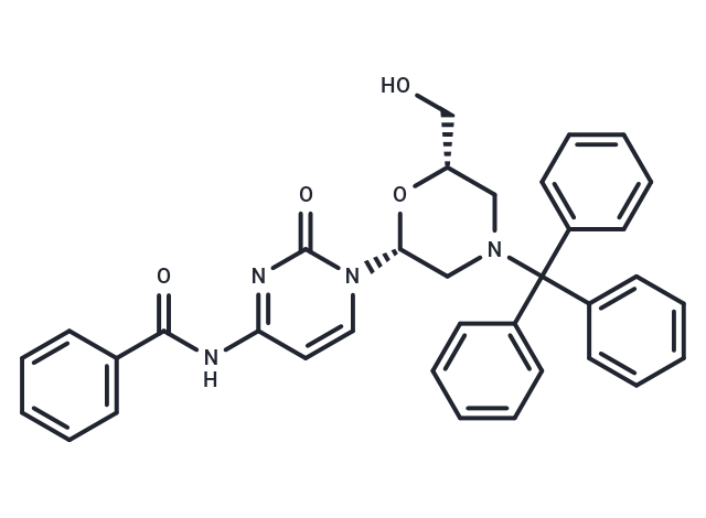 N4-Benzoyl-7’-OH-N-trityl morpholinocytosine