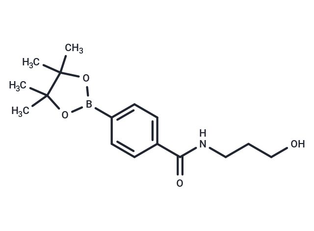 N-(3-Hydroxypropyl)-4-(4,4,5,5-tetramethyl-1,3,2-dioxaborolan-2-yl)benzamide