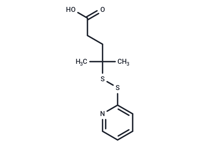 4-Methyl-4-(pyridin-2-yldisulfanyl)pentanoic acid