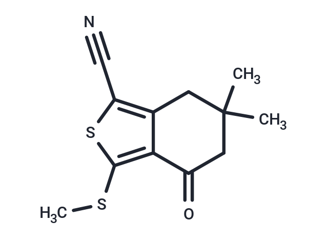 6,6-Dimethyl-3-(methylthio)-4-oxo-4,5,6,7-tetrahydrobenzo[c]thiophene-1-carbonitrile