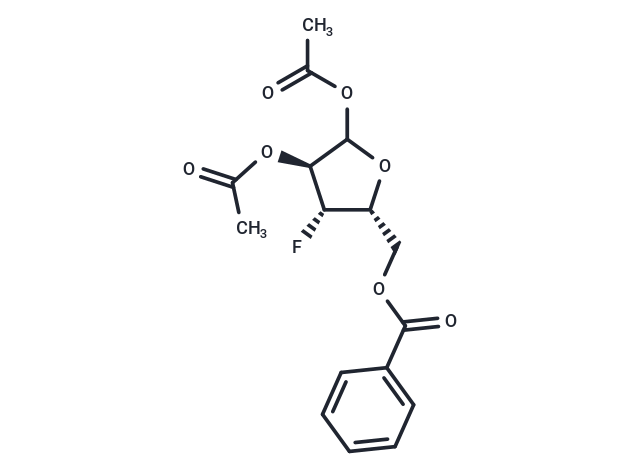 1,2-Di-O-acetyl-5-O-benzoyl-3-deoxy-3-fluoro-D-xylofuranose