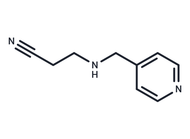 3-[(4-Pyridylmethyl)amino]propanenitrile