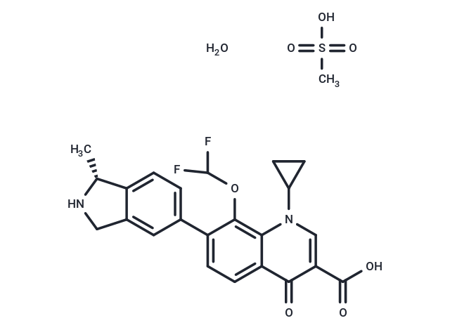 Garenoxacin mesylate hydrate