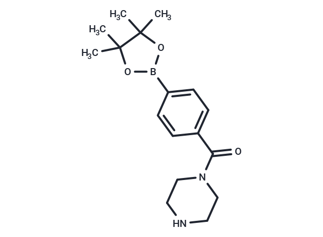 Piperazin-1-yl(4-(4,4,5,5-tetramethyl-1,3,2-dioxaborolan-2-yl)phenyl)methanone