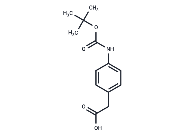 4-[[(1,1-Dimethylethoxy)carbonyl]amino]benzeneacetic acid