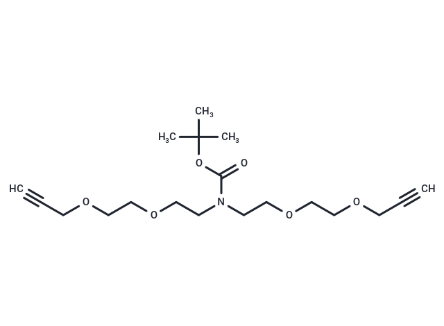 N-Boc-N-bis(PEG2-propargyl)