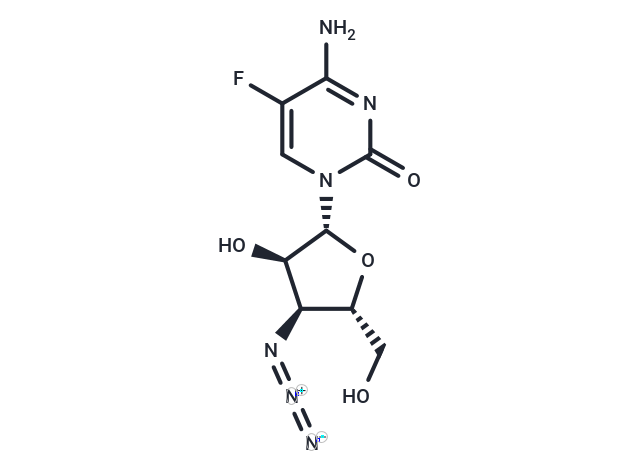 3'-Azido-3'-deoxy-5-fluorocytidine