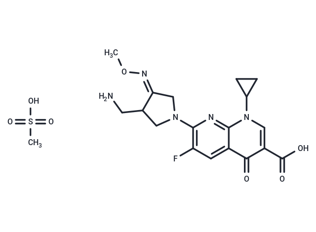 Gemifloxacin mesylate