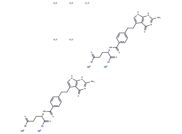 Pemetrexed disodium hemipenta hydrate