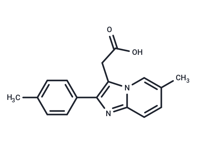 6-Methyl-2-(4-methylphenyl)imidazol[1,2-a]pyridine-3-acetic acid