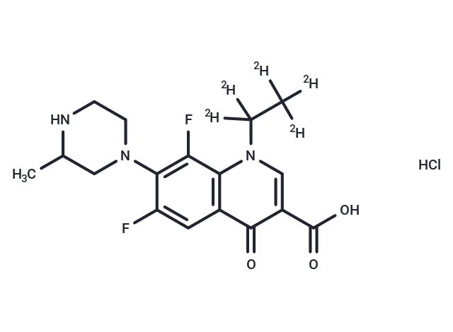 Lomefloxacin-d5 hydrochloride