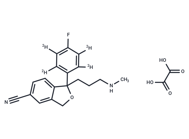 N-Desmethyl citalopram-d4 Oxalate