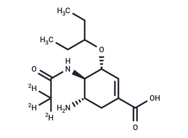 Oseltamivir-d3 acid(3R,4S,5S)