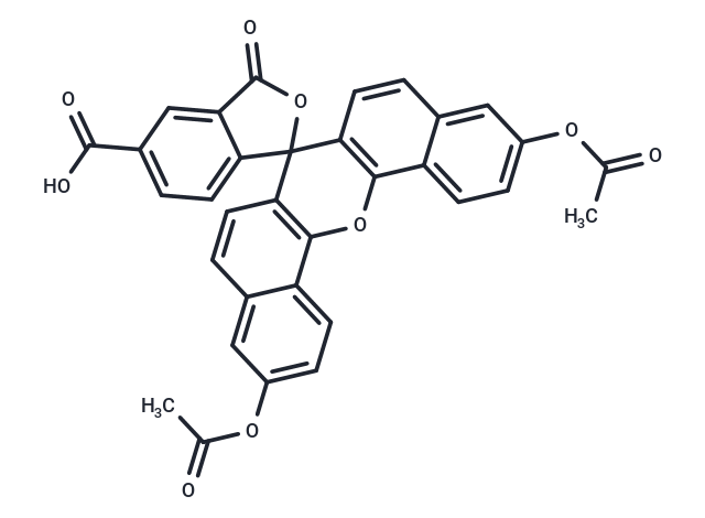 5(6)-Carboxynaphthofluorescein diacetate