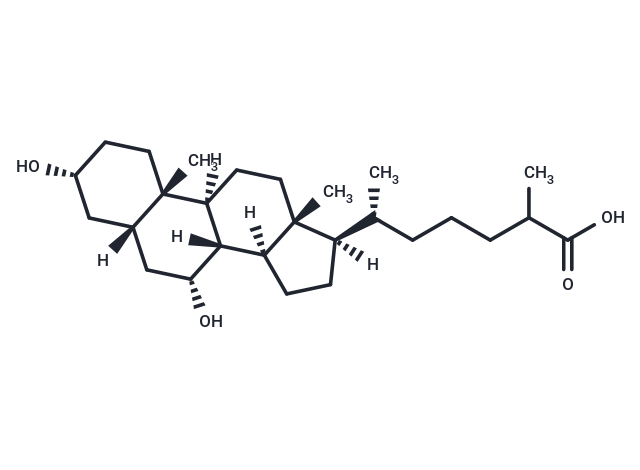 3α,7α-Dihydroxycoprostanic acid