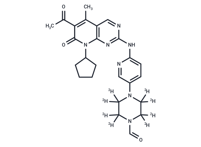 N-Formyl Palbociclib-d8