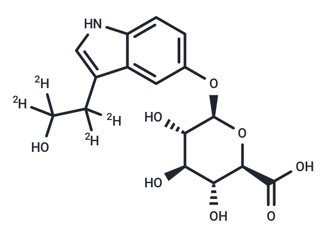 5-Hydroxy tryptophol β-D glucuronide-d4