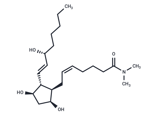 Prostaglandin F2α dimethyl amide