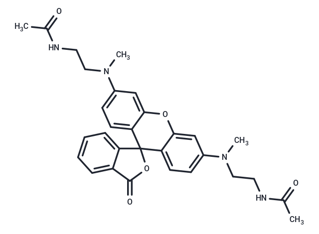 N,N'-Bis[2-(acetamido)ethyl]-N,N'-dimethyl rhodamine