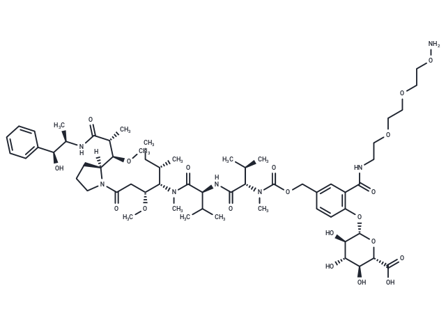 MMAE-PAB(p-glucuronide)-PEG3-aminooxy