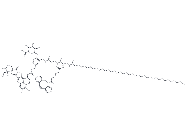 DBCO-β-Glu-PEG12-Exatecan