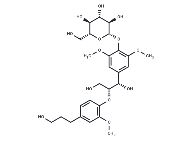 (7S,8R)-4,9,9'-Trihydroxy-3,3',5-trimethoxy-8,4'-oxyneolignan 4-O-β-D-glucopyranoside