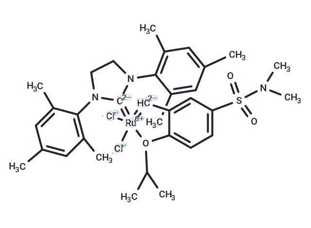 Dichloro[1,3-bis(2,4,6-trimethylphenyl)-2-imidazolidinylidene][[5-[(dimethylamino)sulfonyl]-2-(1-methylethoxy-O)phenyl]methylene-C]ruthenium(II)