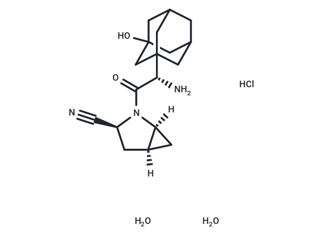 (1S,3S,5S)-2-((2S)-2-Amino-2-(3-hydroxyadamantan-1-yl)acetyl)-2-azabicyclo[3.1.0]hexane-3-carbonitrile hydrochloride dihydrate