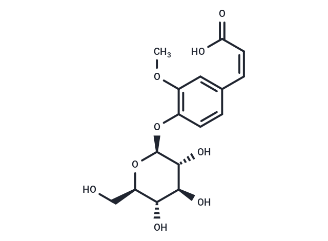 cis-Ferulic acid 4-O-β-D-glucopyranoside