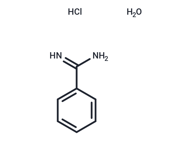 Benzenecarboximidamide, hydrochloride, hydrate (1:1:x)