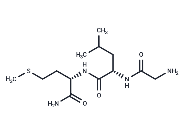 Gly-Leu-Met-NH2