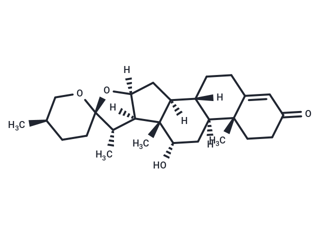 (25R)-12α-Hydroxyspirost-4-en-3-one